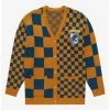 Harry Potter Ravenclaw Checkered Women's Cardigan - BoxLunch Exclusive