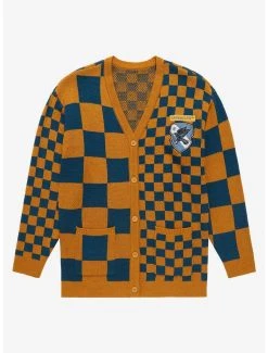 Harry Potter Ravenclaw Checkered Women's Cardigan - BoxLunch Exclusive