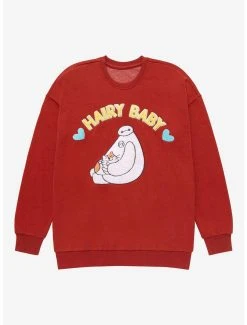 Disney Big Hero 6 Baymax & Mochi Hairy Baby Crewneck - BoxLunch Exclusive
