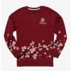 Disney Mulan Embroidered Floral Crewneck - BoxLunch Exclusive