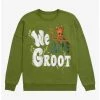 Marvel Guardians Of The Galaxy Chibi We Are Groot Embroidered Crewneck - BoxLunch Exclusive -Boxlunch Shop unnamed file 137
