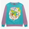 Cakeworthy Disney Snow White And The Seven Dwarfs Group Portrait Color Block Women's Crewneck - BoxLunch Exclusive -Boxlunch Shop unnamed file 188