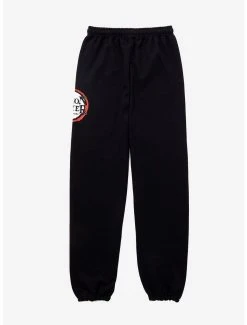 Demon Slayer: Kimetsu No Yaiba Tanjiro Panel Sleep Pants - BoxLunch Exclusive -Boxlunch Shop unnamed file 234