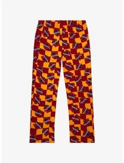 Harry Potter Gryffindor House Crest Checkered Sleep Pants - BoxLunch Exclusive -Boxlunch Shop unnamed file 266