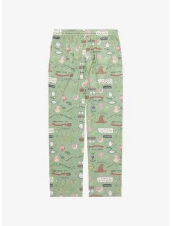 Harry Potter Icons & Items Allover Print Sleep Pants - BoxLunch Exclusive -Boxlunch Shop unnamed file 286