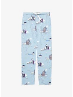 Studio Ghibli Howl’s Moving Castle Icons & Characters Allover Print Sleep Pants - BoxLunch Exclusive