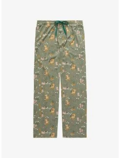 Boxlunch Shop 9 Disney Bambi & Friends Floral Allover Print Sleep Pants - BoxLunch Exclusive