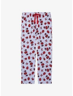 Spider-Man Mask & Hands Allover Print Sleep Pants - BoxLunch Exclusive