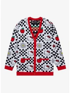 Sanrio Hello Kitty Checkered Cardigan - BoxLunch Exclusive