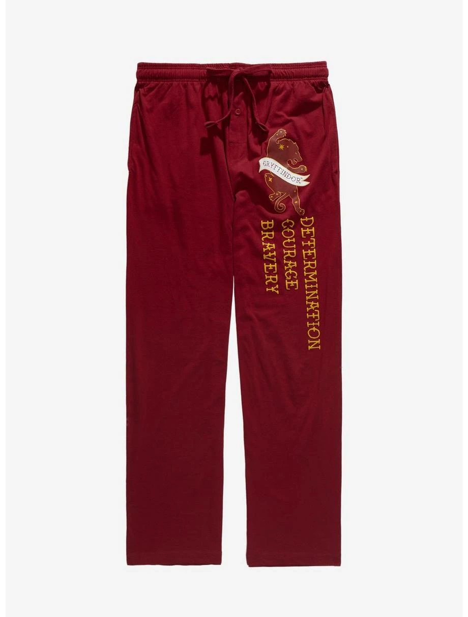 Harry Potter Gryffindor Traits Sleep Pants - BoxLunch Exclusive 3 Harry Potter Gryffindor Traits Sleep Pants - BoxLunch Exclusive