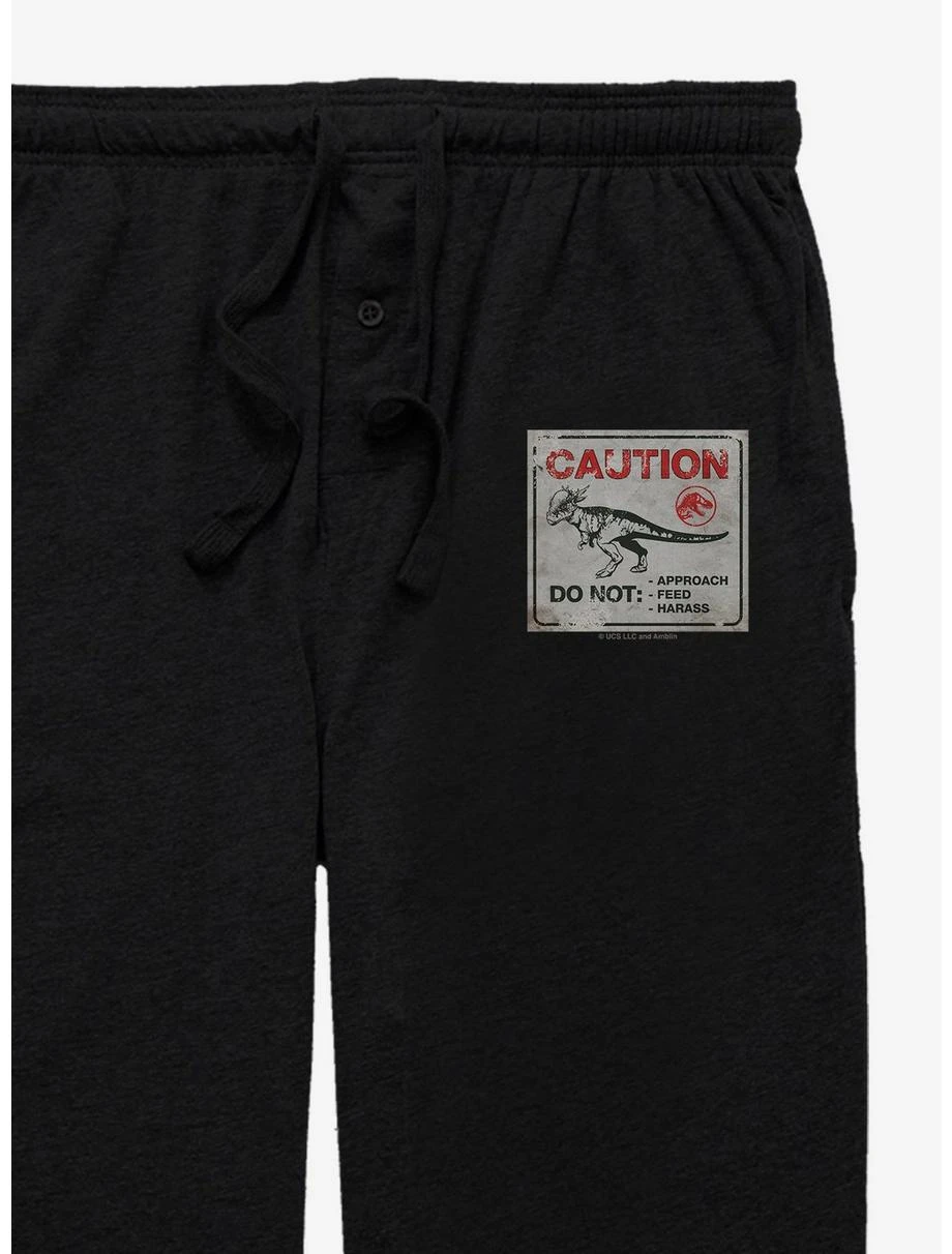 Boxlunch Jurassic World Do Not Approach Sign Pajama Pants 4 Boxlunch Jurassic World Do Not Approach Sign Pajama Pants - Image 2