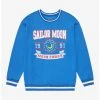 Sailor Moon Moon Power Varsity Crewneck - BoxLunch Exclusive -Boxlunch Shop unnamed file 41