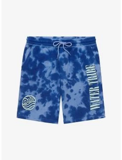 Boxlunch Shop 29 Avatar: The Last Airbender Water Tribe Tie-Dye Shorts - BoxLunch Exclusive