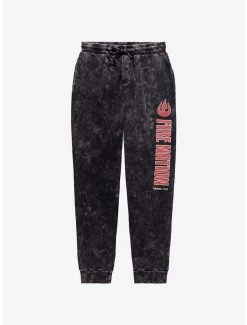 Boxlunch Shop 23 Avatar: The Last Airbender Fire Nation Acid Wash Joggers - BoxLunch Exclusive