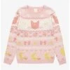 Sailor Moon Luna & Sailor Guardian Symbols Women's Holiday Sweater - BoxLunch Exclusive -Boxlunch Shop unnamed file 46