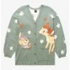 Our Universe Disney Bambi 80th Anniversary Thumper & Bambi Floral Women’s Cardigan - BoxLunch Exclusive -Boxlunch Shop unnamed file 48