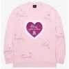 Disney Princess Once Upon A Time Heart Crewneck - BoxLunch Exclusive -Boxlunch Shop unnamed file 53