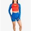 Boxlunch DC Comics Wonder Woman Athletic Shorts And Long Sleeve Top Set 2 Boxlunch DC Comics Wonder Woman Athletic Shorts And Long Sleeve Top Set -Boxlunch Shop unnamed file 547