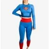 Boxlunch DC Comics Supergirl Athletic Leggings And Long Sleeve Top Set -Boxlunch Shop unnamed file 551
