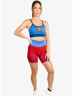Boxlunch DC Comics Supergirl Athletic Shorts And Sports Bra Set