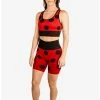 Boxlunch Miraculous: Tales Of Ladybug And Cat Noir Athletic Shorts And Sports Bra Set
