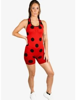 Boxlunch Miraculous: Tales Of Ladybug And Cat Noir Seamless Athletic Romper
