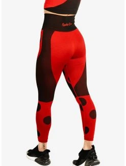 Boxlunch Miraculous: Tales Of Ladybug And Cat Noir Black Athletic Leggings And Long Sleeve Top Set -Boxlunch Shop unnamed file 586
