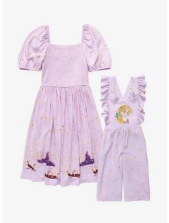 Disney Tangled Floating Lanterns Smocked Dress - BoxLunch Exclusive -Boxlunch Shop unnamed file 609