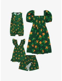 Her Universe Disney Minnie Mouse Orange Allover Print Smocked Dress - BoxLunch Exclusive -Boxlunch Shop unnamed file 618