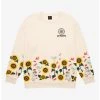 Disney Princess Pocahontas Embroidered Floral Crewneck - BoxLunch Exclusive