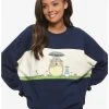 Our Universe Studio Ghibli My Neighbor Totoro Panel Women's Crewneck - BoxLunch Exclusive -Boxlunch Shop unnamed file 88
